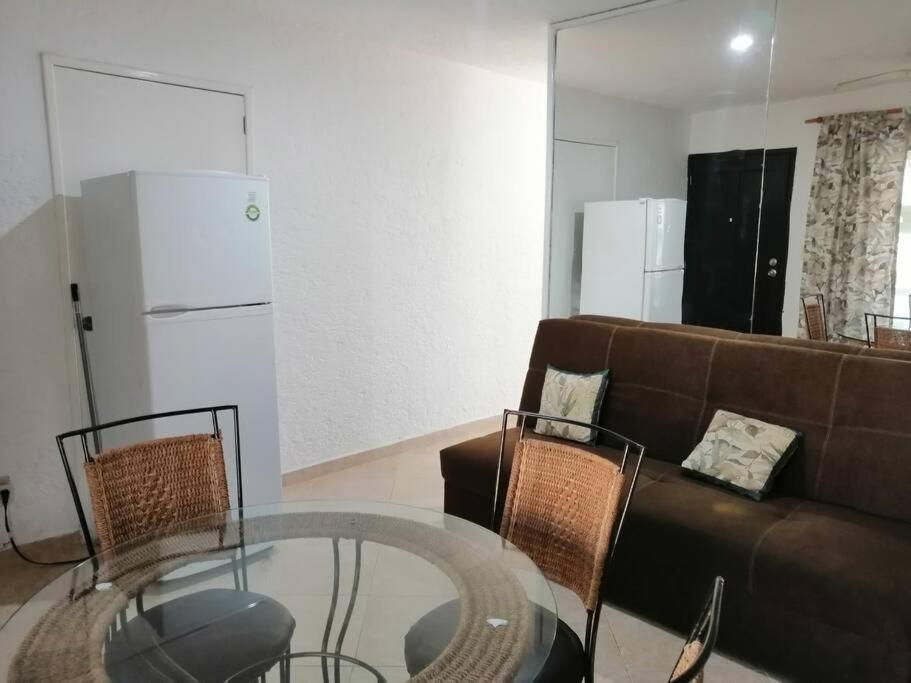 Confortable Depa En Condominio Frente Al Mar! Cancún Exterior foto